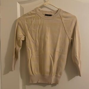 Gap Cream and yellow Sweater